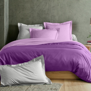 Blancheporte Jednofarebná posteľná bielizeň, bavlna zn. Colombine levanduľa napínacie plachta 90x190cm
