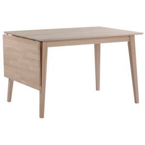 Matne lakovaný sklápací dubový jedálenský stôl Folke Mimi, dĺžka 120-165 cm