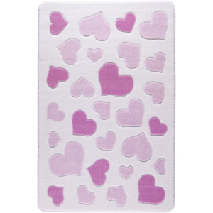 Detský koberec Sweet Love Pink, 100 x 150 cm