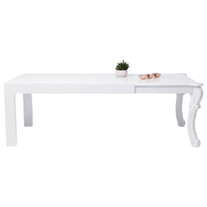 Biely jedálenský stôl Kare Design Janus, 220 × 90 cm