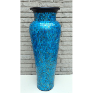 Váza modrá TYRKYS veľká 80 cm