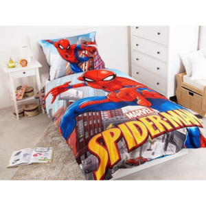 Licenčné obliečky z mikrovlákna Spiderman sila pavúčieho muža 140x200