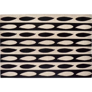 0,75 x 1,70 m - Kusový koberec Deco 9 X čierno-biely