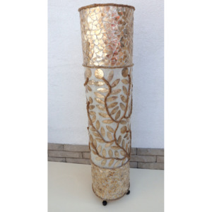 Dizajnová stojacia lampa z pravej perlete- 100 cm