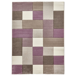 Béžovo-fialový koberec Think Rugs Brooklyn, 120 × 170 cm