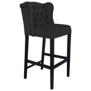 Čierna barová stolička Mazzini Sofas Roco