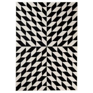 Kusový koberec Simon čierny, Velikosti 80x150cm