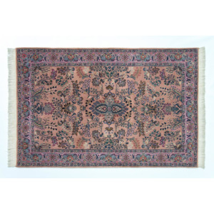 1,18 x 1,80m - Orientálny koberec Indien Saraugh Fialový