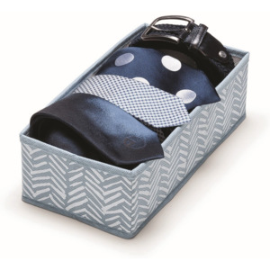 Modrý úložný box Cosatto Tweed, dĺžka 28 cm