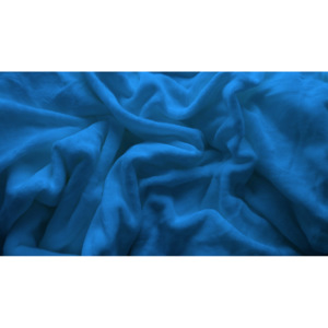 Plachta Mikroflanel dvojlôžko modrá Velikost: 180 x 200 cm