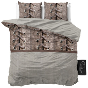 Obliečky z mikroperkálu Sleeptime Laces, 160 × 200 cm