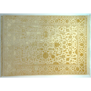 1,55 x 2,17 m - Orientálny koberec Moghul 443krémový