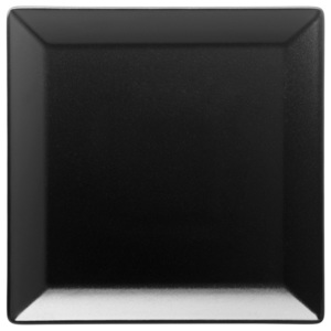 Sada 6 matných čiernych tanierov Manhattan City Matt, 21 × 21 cm