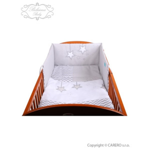 2-dielne posteľné obliečky Belisima Hviezdička 90/120 šedé