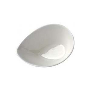 TORO Miska porcelánová 90 ml, tvar kvapka, biela
