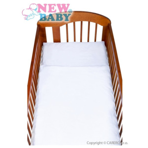 2-dielne posteľné obliečky New Baby 90/120 cm biele