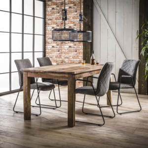 Jedálenský stôl 25-31 180x90cm Recycled wood-Komfort-nábytok