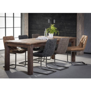 Jedálenský stôl 25-32 220x90cm Recycled wood-Komfort-nábytok