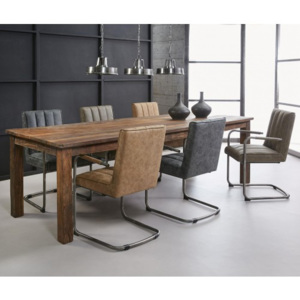 Jedálenský stôl 25-33 260x90cm Recycled wood-Komfort-nábytok
