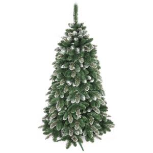 Umelý vianočný stromček - Borovica Gold zasnežená 250 cm