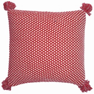 Bavlnená obliečka na vankúš Dot Red 50x50cm (kód JESEN2018 na -20 %)