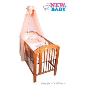 7-dielne posteľné obliečky New Baby Bunnies 100x135 oranžové