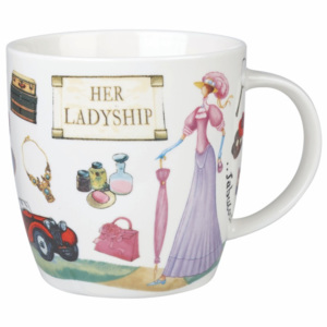 Hrnček z kostného porcelánu Churchill China At Your Leisure Her Ladyship, 400 ml