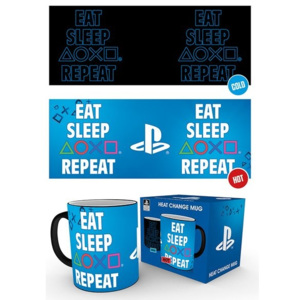 Hrnček Playstation - Eat Sleep Repeat