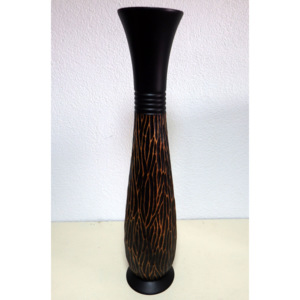 Váza čierna AMARA 76 cm