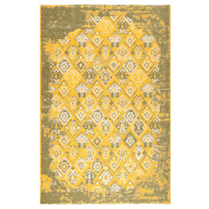 Žlto-zelený obojstranný koberec Halimod Maleah, 180 × 120 cm