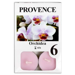 Provence Sviečka čajová Orchidea, 6ks