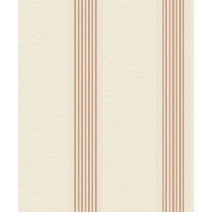 Luxusní papírová tapeta Holden Ambelside pruhy růžovo-zlatá 0,53x10,05 m