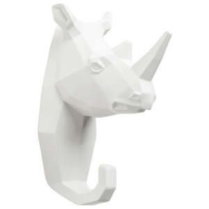 Biely nástenný vešiak Kare Design Rhino