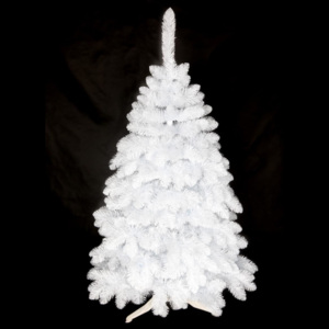 Umelý vianočný stromček - Borovica Gold biela 180 cm