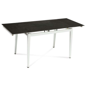 Jedálenský stôl ONYX - grafit / biela