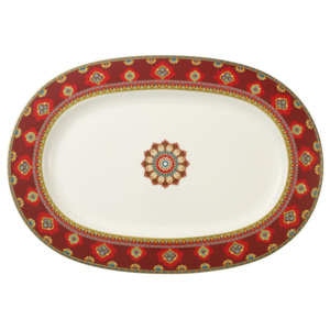 Oválny tanier 41 cm Samarkand Rubin