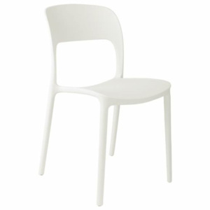 Design2 Stoličky Flexi biela