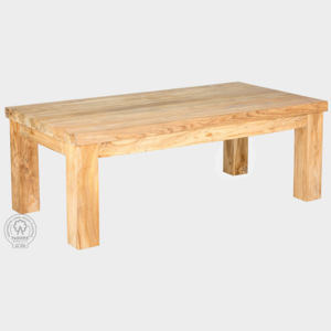 FaK Teakový stôl pevný 140x70x50 cm STŮL BOB