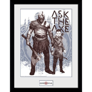 Rámovaný Obraz - God Of War - Ask The Axe