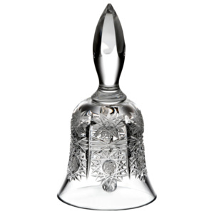 Krištáľový zvonček 500 PK, farba číry krištáľ, výška 126 mm
