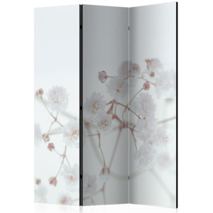 Paraván - White Flowers [Room Dividers] 135x172