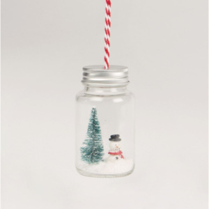 Vianočná závesná dekorácia Jar with Snowman