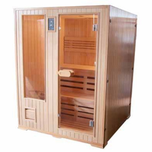 Sanotechnik Helsinki fínska sauna pre 3 osoby, 152x152cm