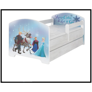 Detská posteľ frozen bez šuflíka 140x70 - výpredaj