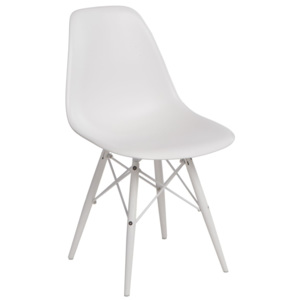 Design2 Stoličky P016V PP biela / biela