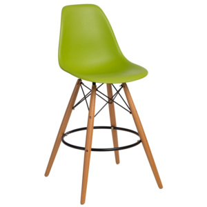 Design2 Barová stolička P016V PP zelená