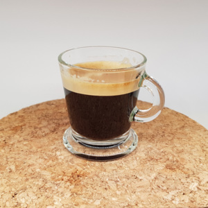 Sklenené šálky na kávu 80ml (2 ks)