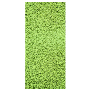 Vopi koberce behúň Color Shaggy zelený - šíře 70 cm