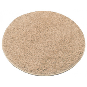 Vopi koberce Kusový guľatý koberec Color shaggy béžový - Navrhněte si vlastní rozmer a tvar - klikněte zde cm