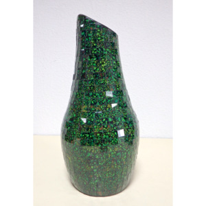Váza GLANC zelená 47 cm